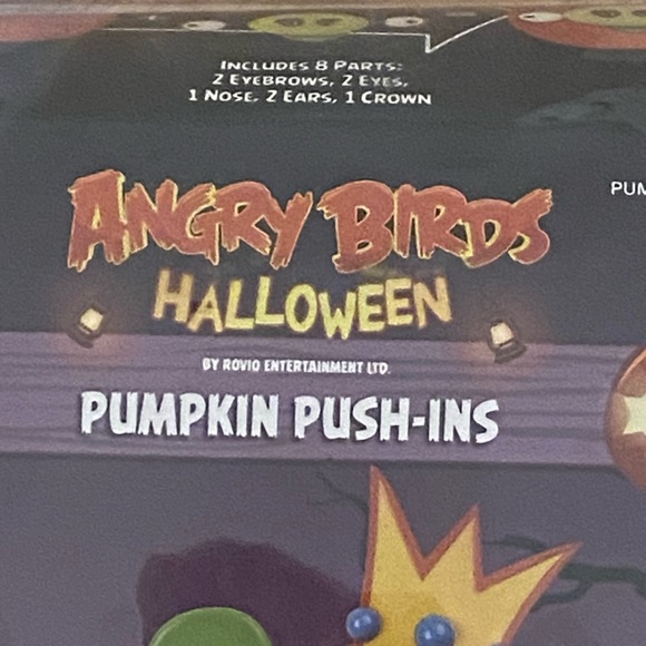 Angry Birds character pumpkin push-ins. Brand new, sealed in box. - Picture 2 of 9
